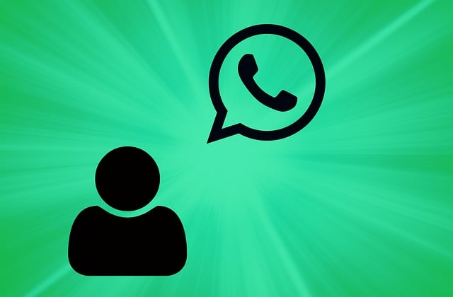 icon of a human and whatsapp logo indicating how to get customers on whatsapp