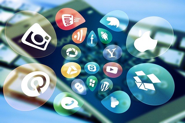 Images of different social media icons, indicating the various ways you can promote your blog
